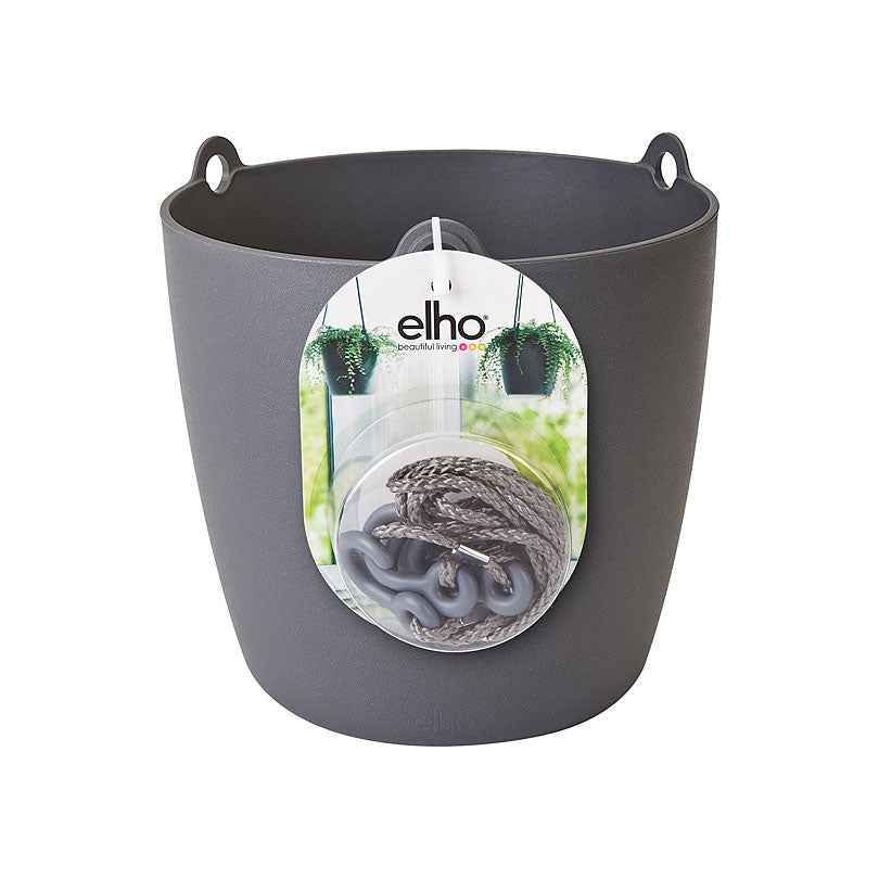 - Hanging basket Elho brussels antraciet - Hangpotten