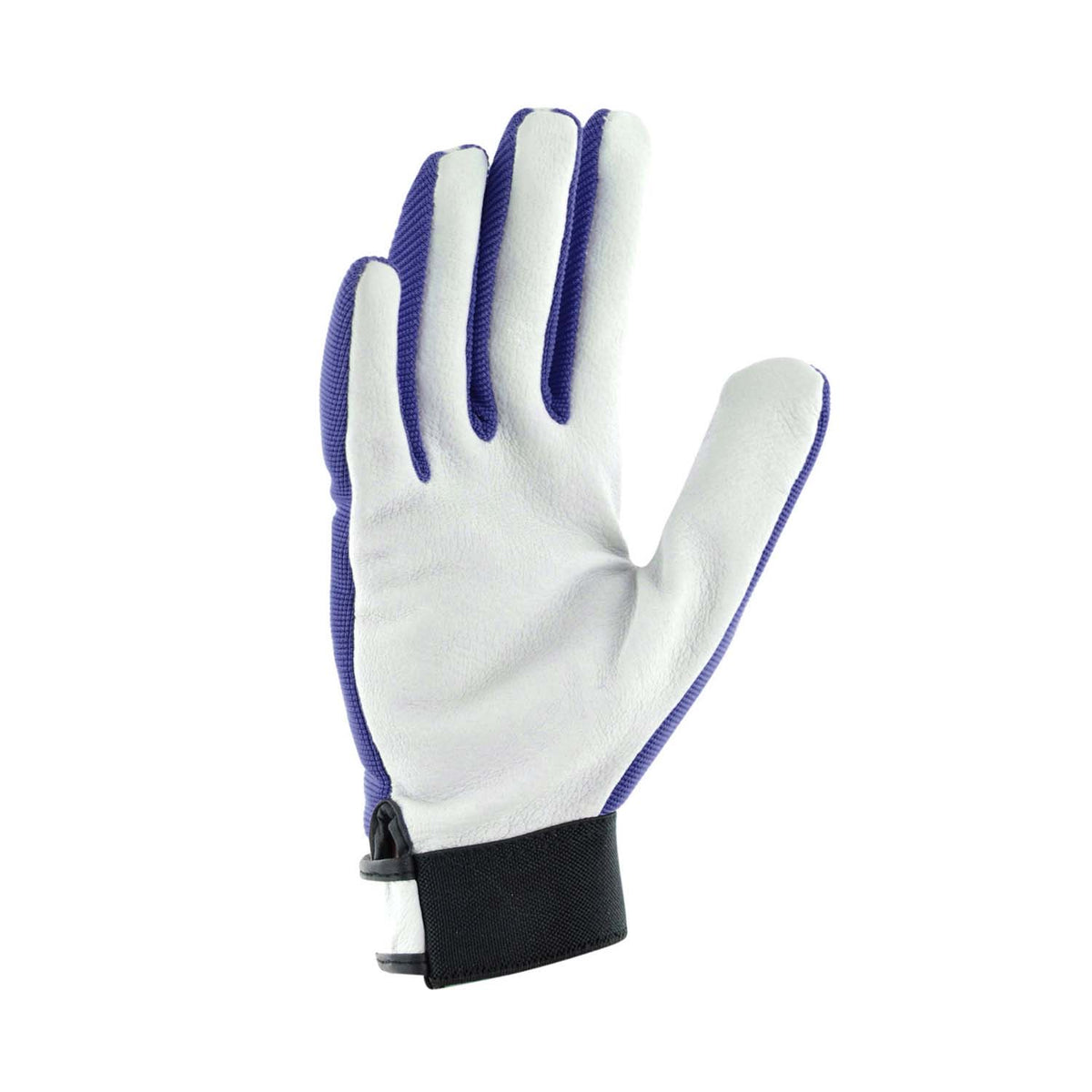 Marineblauwe tuinleren Jardy handschoen - - Bakker