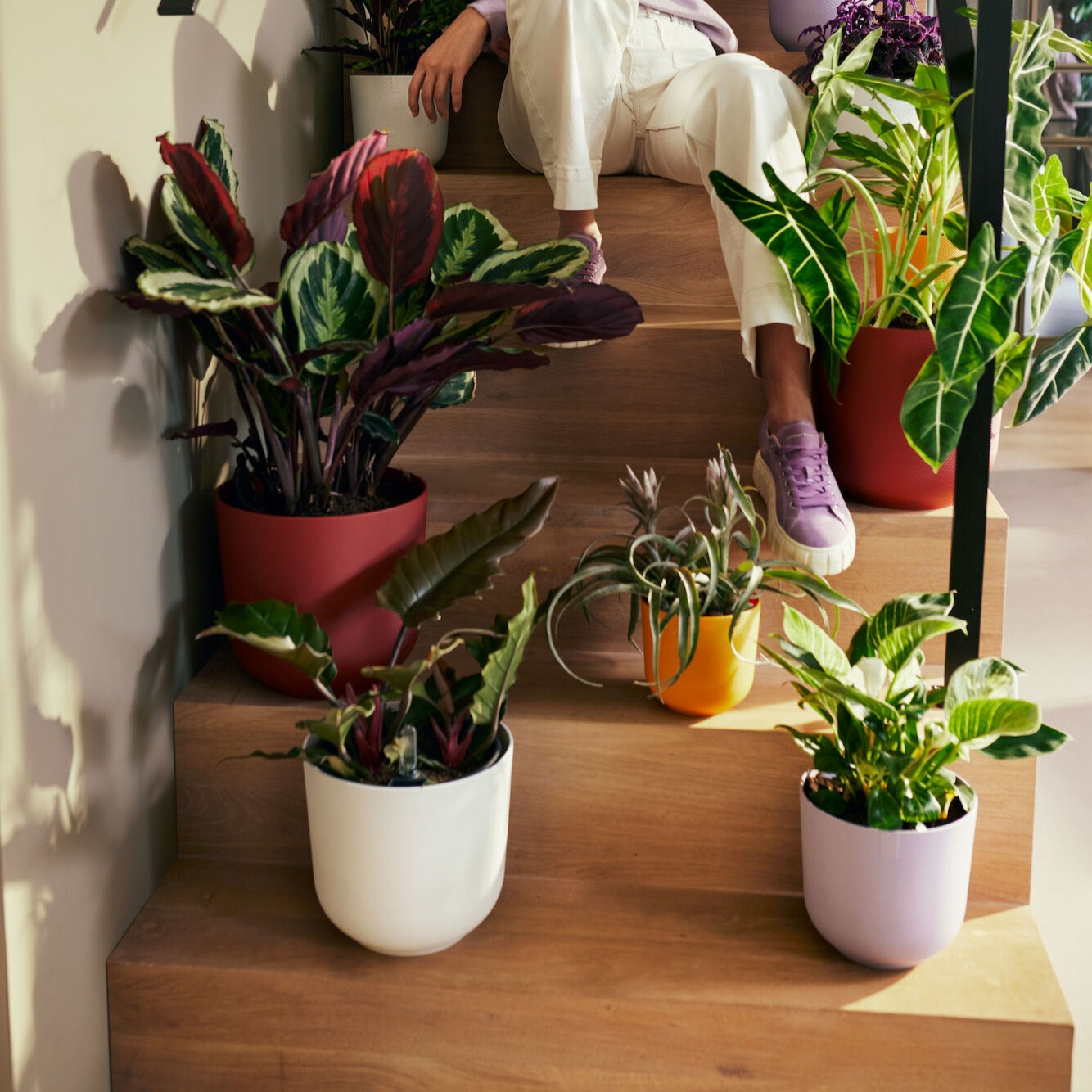 Bloempot Jazz wit ELHO - Binnenpotten - Bakker