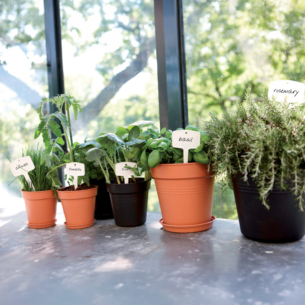 Buitenpotten - Kweekpot Green Basics Steengroen -