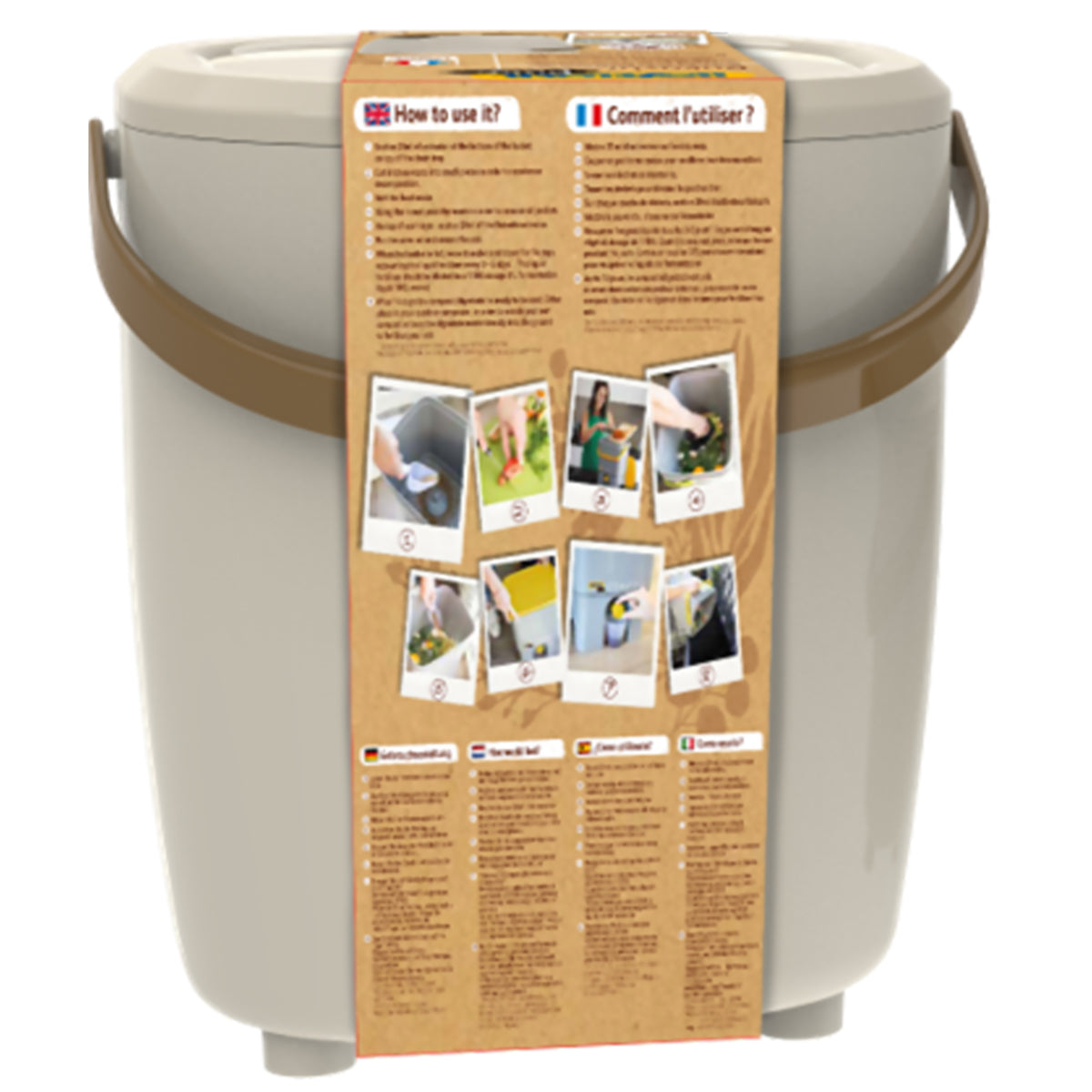 - Kit keuken composteerbak + compost activator HOZELOCK - Onderhoud en Materiaal