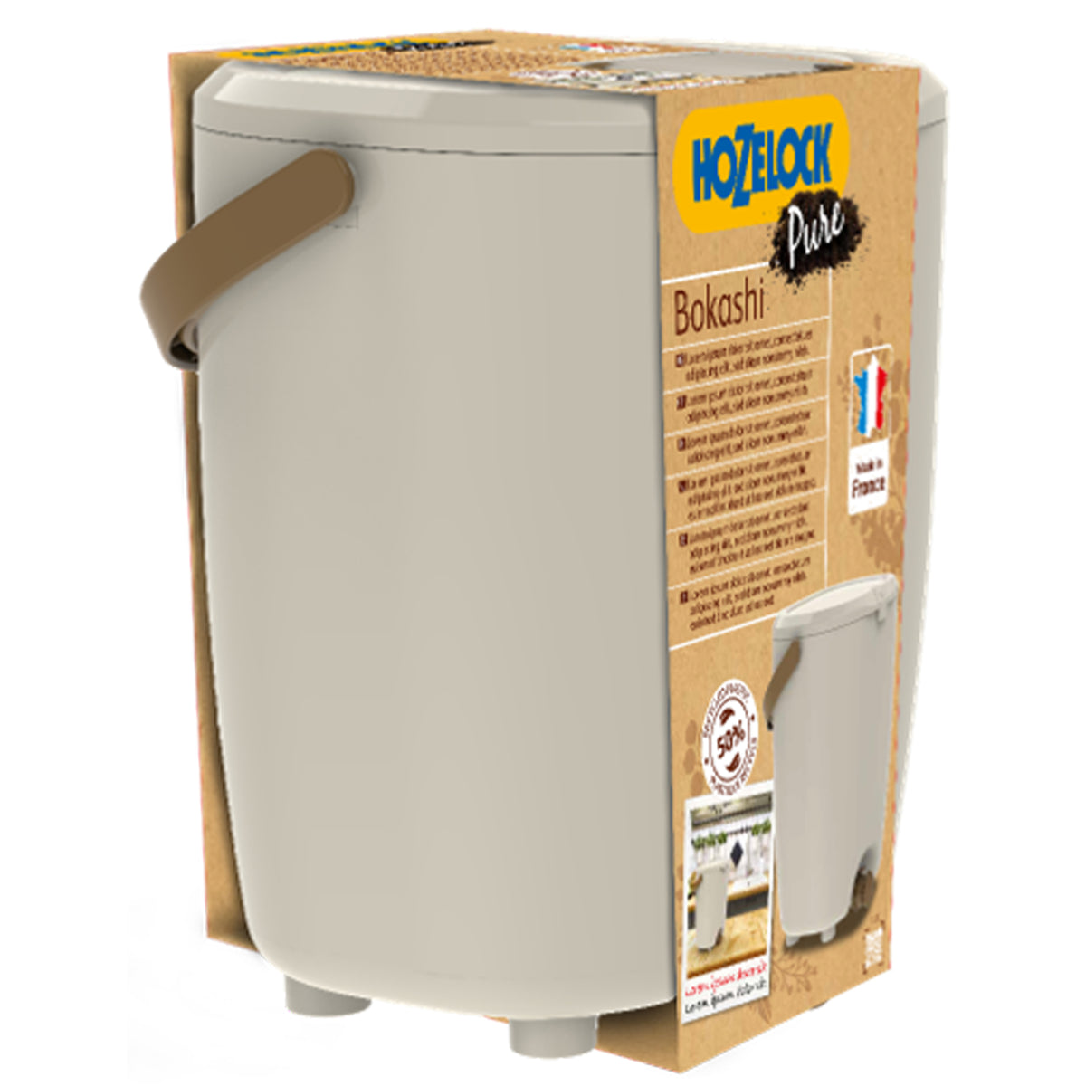 Onderhoud en Materiaal - Kit keuken composteerbak + compost activator HOZELOCK -