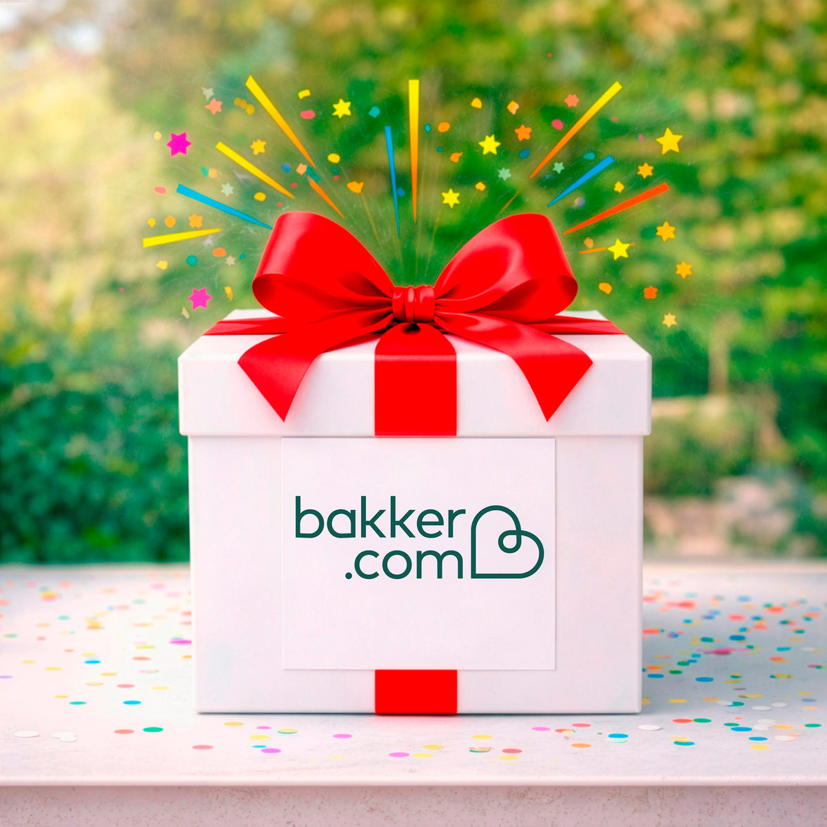Een Hortensia wit als cadeau - Bakker