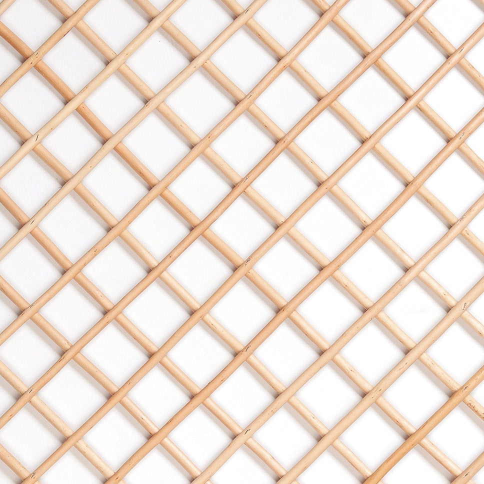 Verlengbare trellis van geschilde natuurlijke wilgentenen - - Bakker