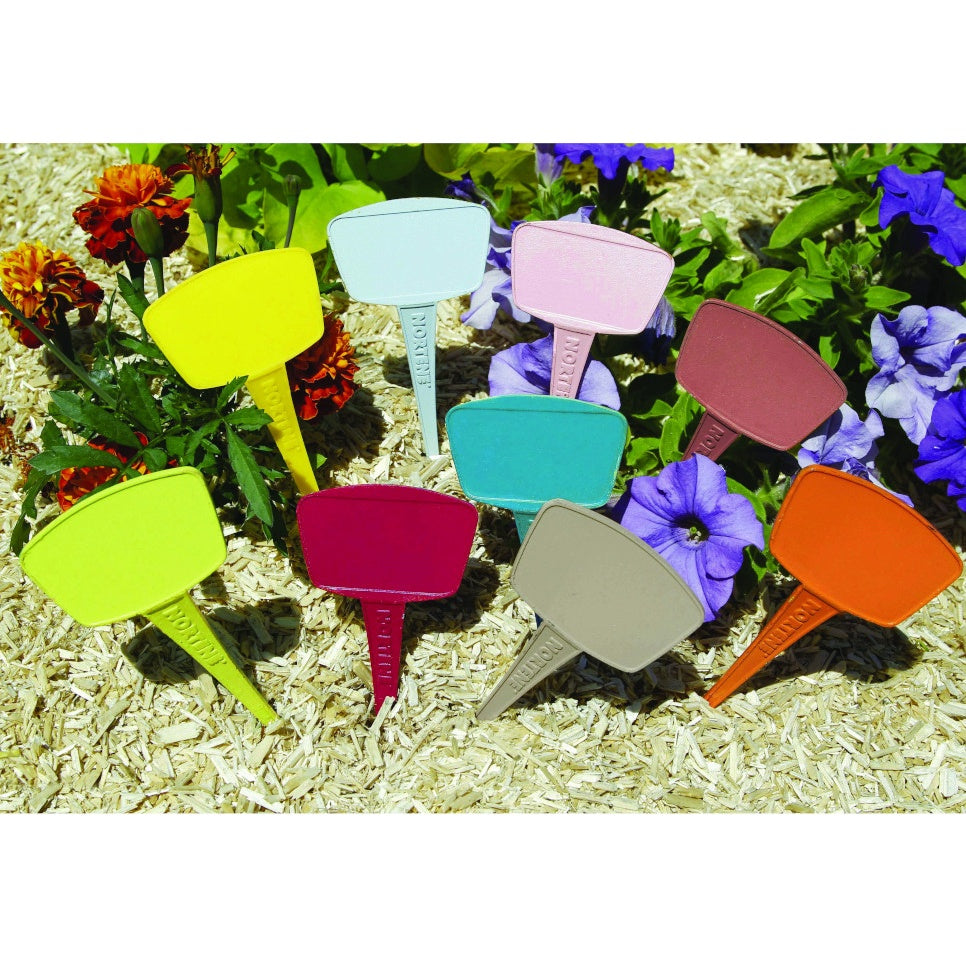 Mix van pastelkleurige plantenlabels (x16) - Bakker