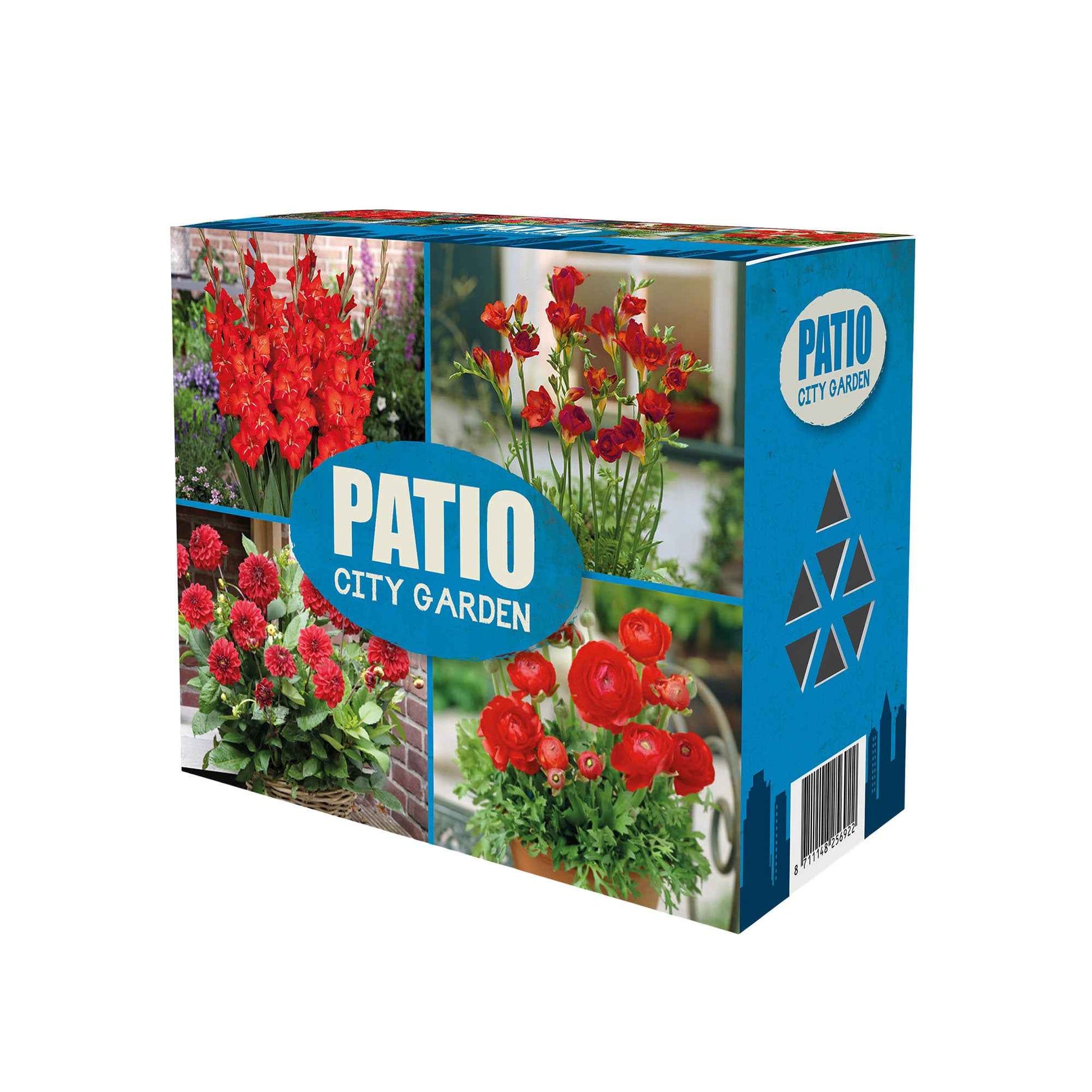 40x Bloembollen - Mix 'Patio City Garden Red' rood - Bloembollen