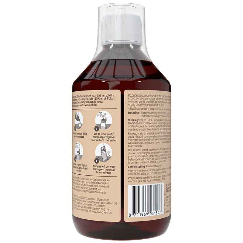Plantkuur bladinsecten - Biologisch 500 ml - Pokon - Gewasbeschermingsmiddelen