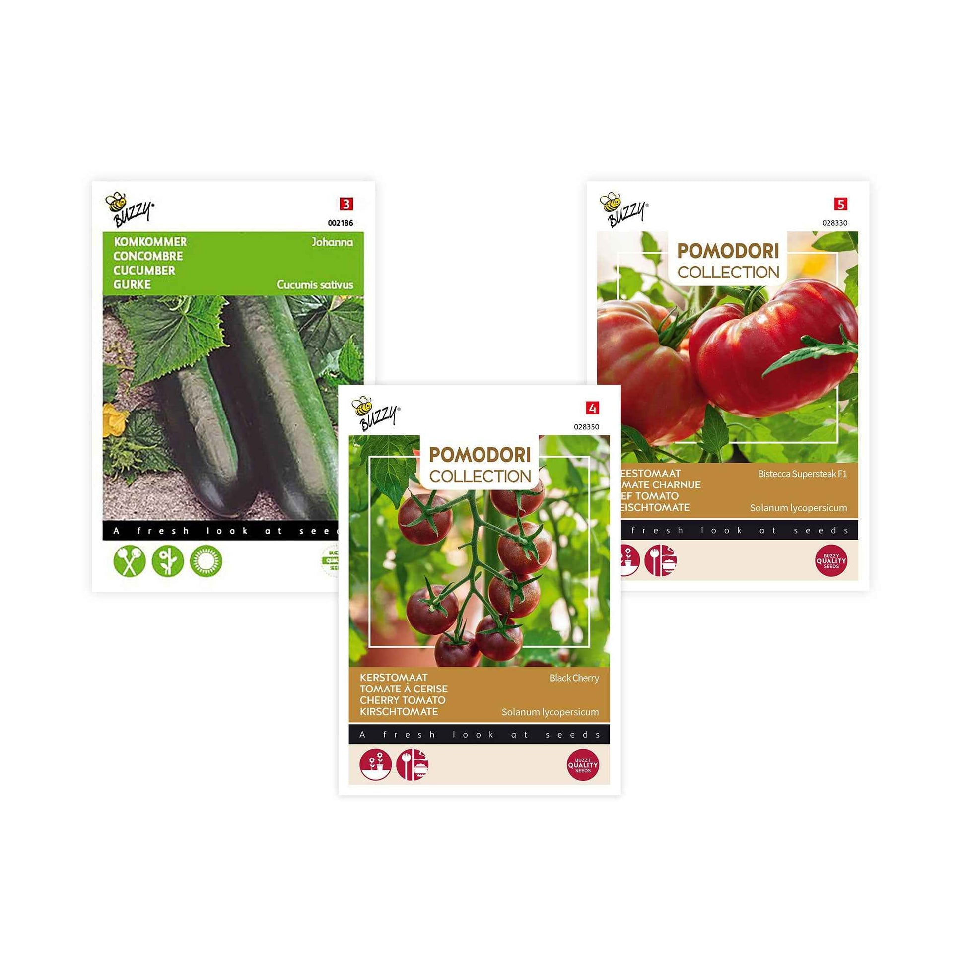 Moestuinpakket 'Zalige Zaden' - Biologisch 10 liter - Doe-het-zelf-groentepakket