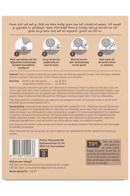 Pokon fruitbomenmest - BIO - - Bakker