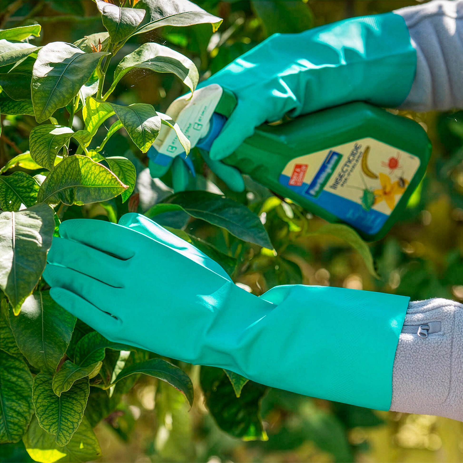 Paar nitril handschoenen -  - Bakker