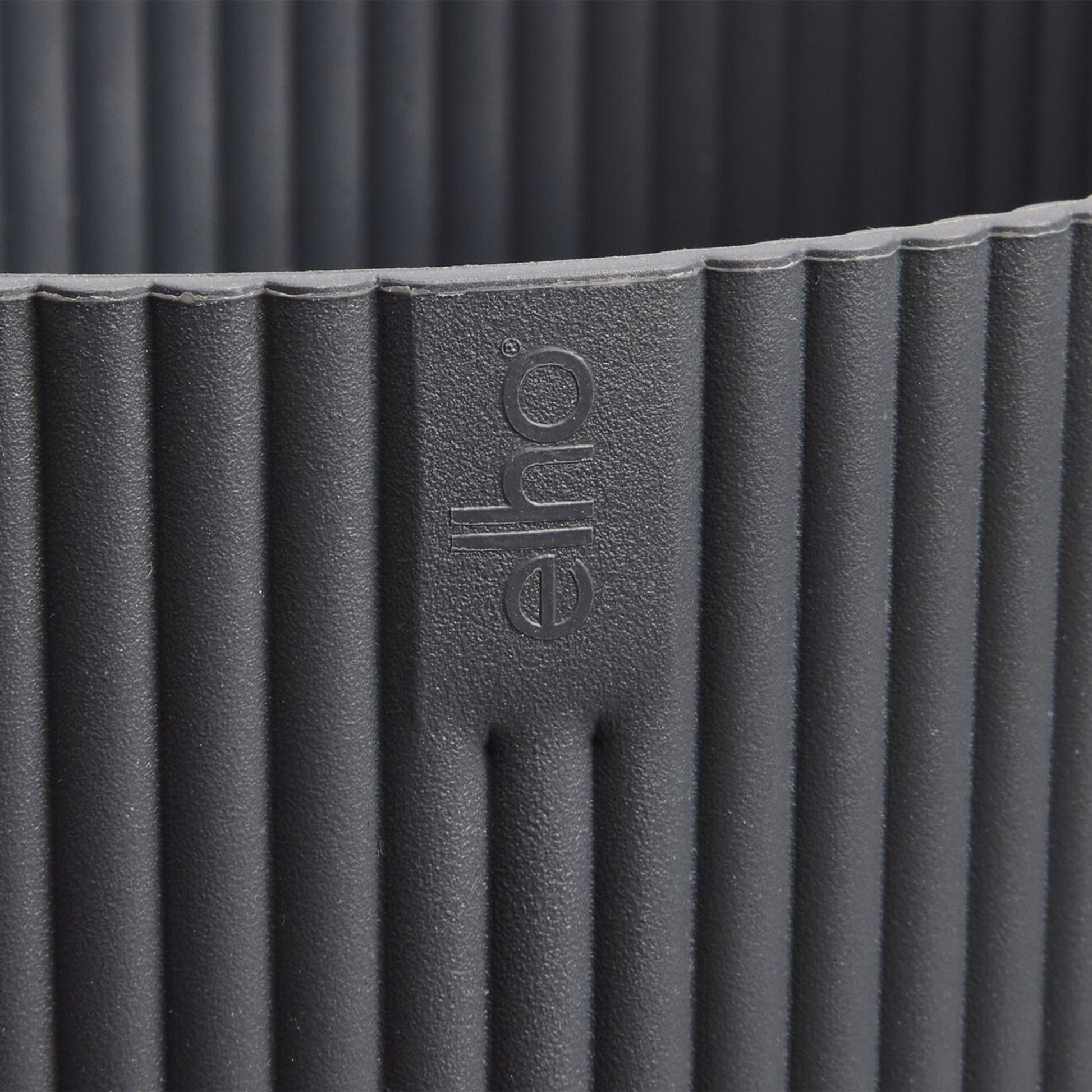 Binnenpotten - Elho Bloempot Vibes fold rond -  antraciet - 