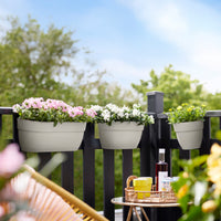  - Balkonbak vibia campana easy hanger large zijdewit - Bloem- en plantenbakken
