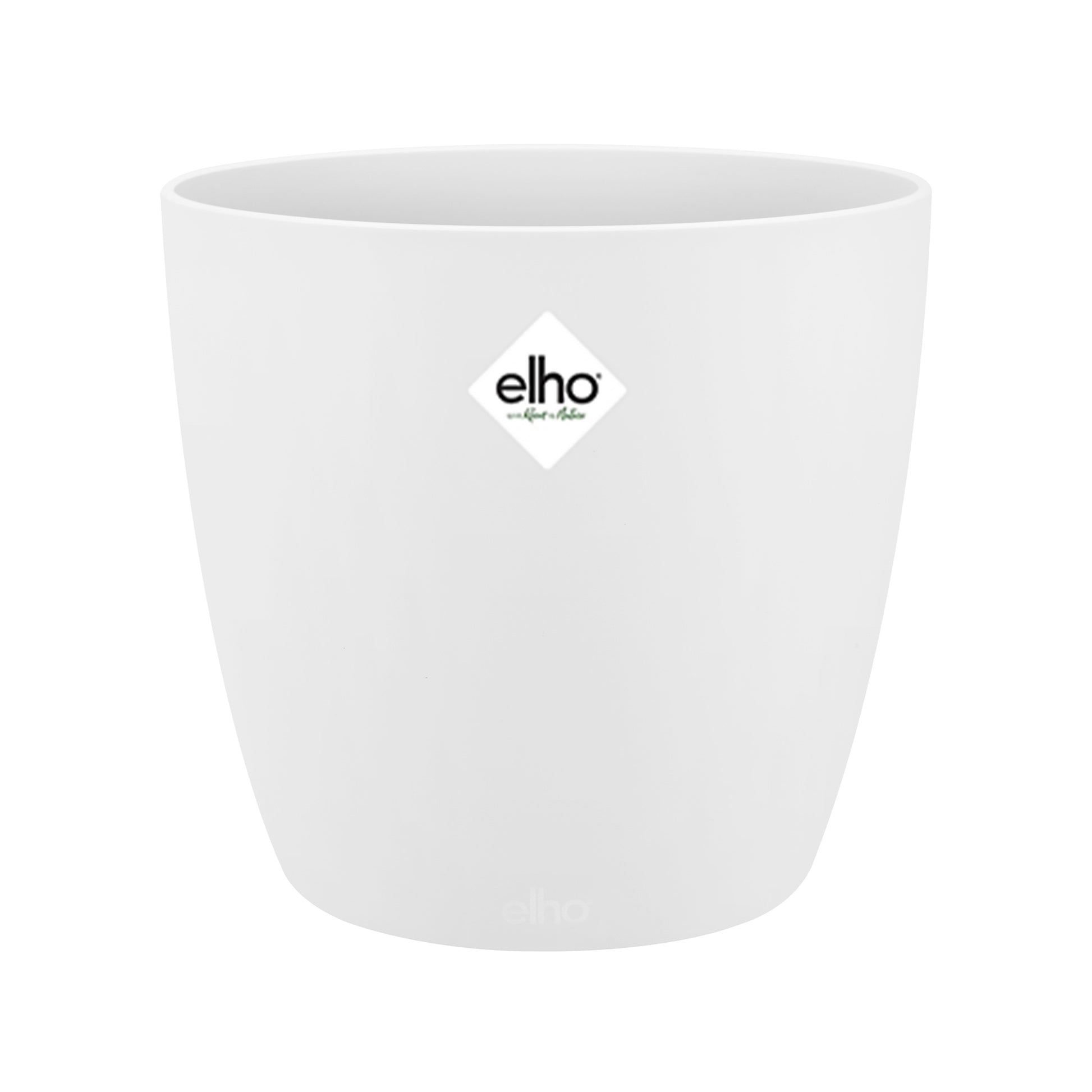 Elho Bloempot Brussels rond - wit - Bakker