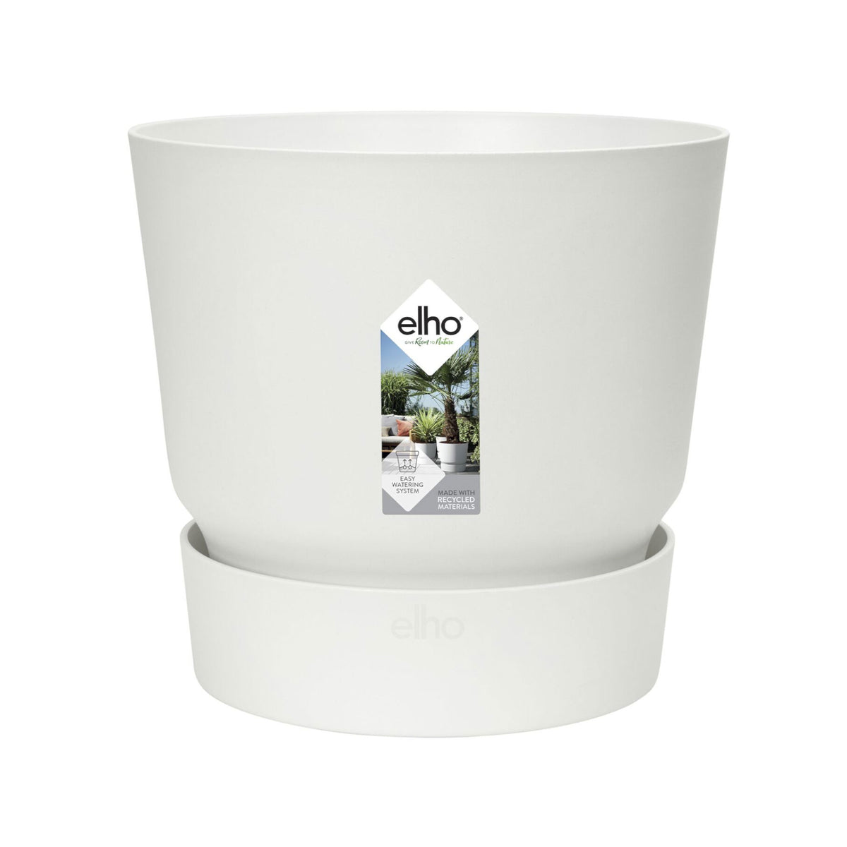 Bloempot Elho greenville wit