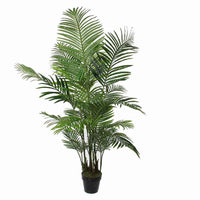 Kunstplant Areca palm Dypsis incl. sierpot rond kunststof - Kunstplanten