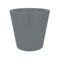 Elho bloempot Pure straight rond betongrijs - Binnen- en buitenpot - Formaat pot