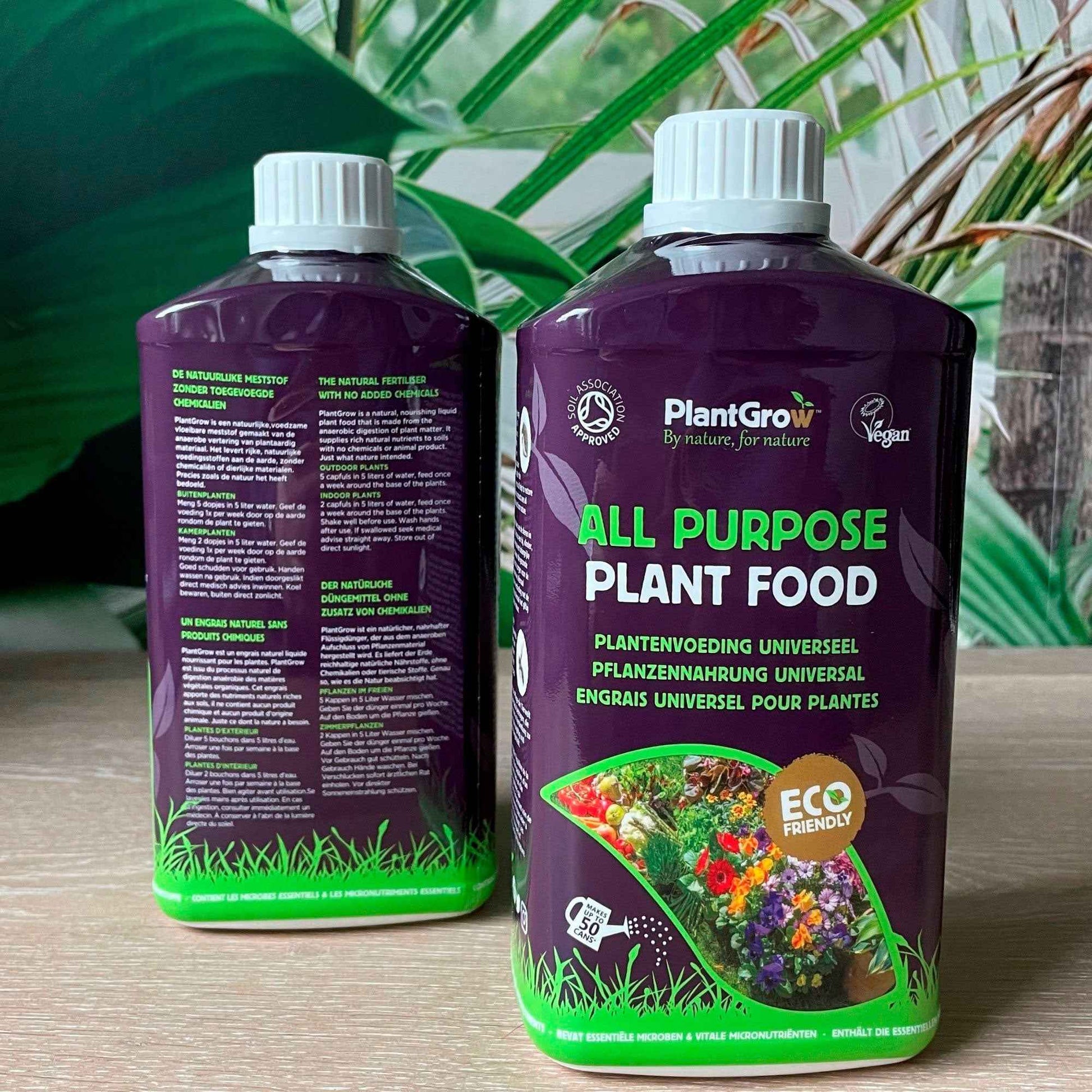 PlantGrow 100% natuurlijke plantvoeding 1 L - Kamerplantenvoeding