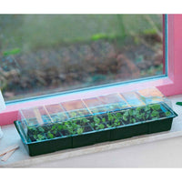 Nature Kunststof vensterbank kweekbak groen - Kweekpotten en bakken