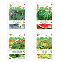 Zomerpakket 'Zalige Zomer' - Biologische groentezaden, kruidenzaden,  fruitzaden - Biologische tuinplanten