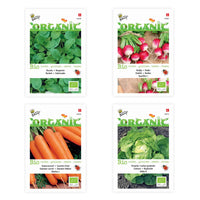 Startpakket moestuinieren 'Makkelijke Moestuin' - Biologisch - Groentezaden - Doe-het-zelf-groentepakket