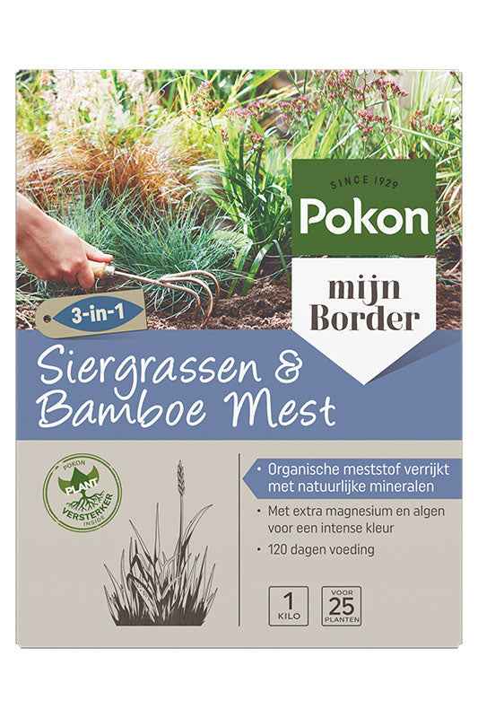 Siergras & bamboe mest 1 kg - Pokon - Organisch mineraal