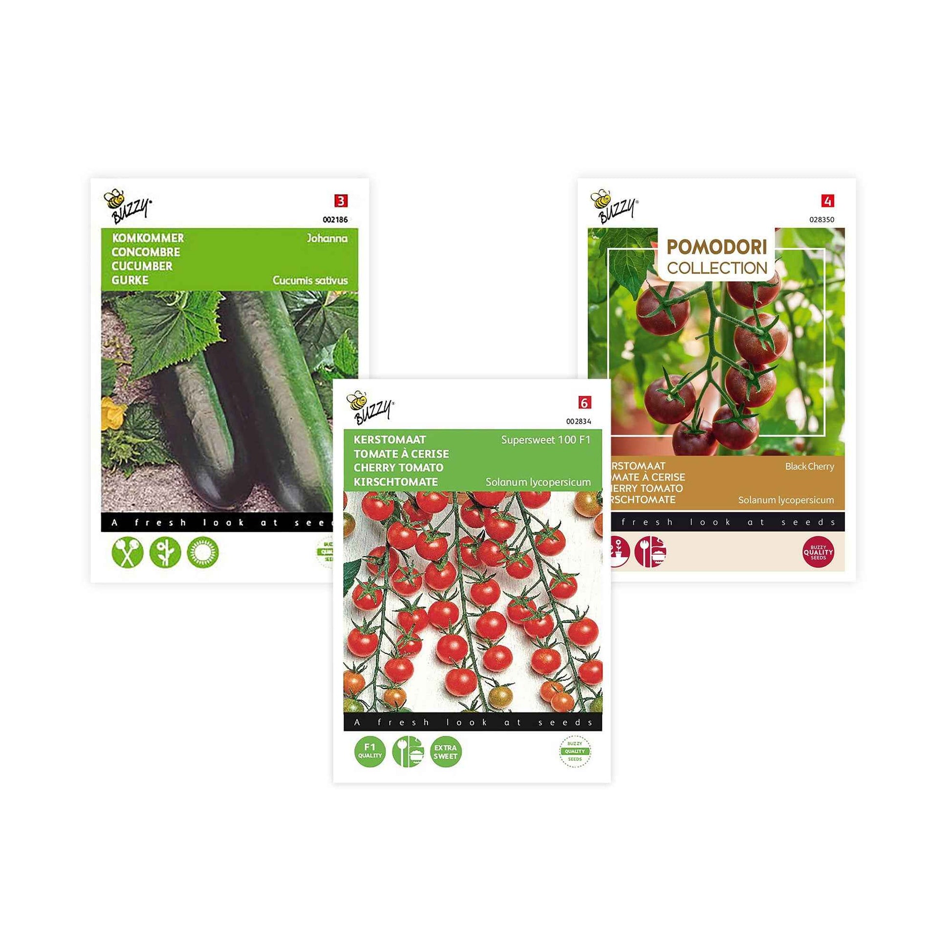 Moestuinpakket 'Prachtige Plantjes' - Biologisch 10 liter - Doe-het-zelf-groentepakket