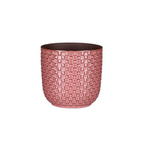Mica bloempot rond 'Daan' roze - Binnenpot - Formaat pot