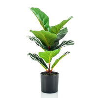 Kunstplant Ficus lyrata incl. bloempot - Groene kunstplanten